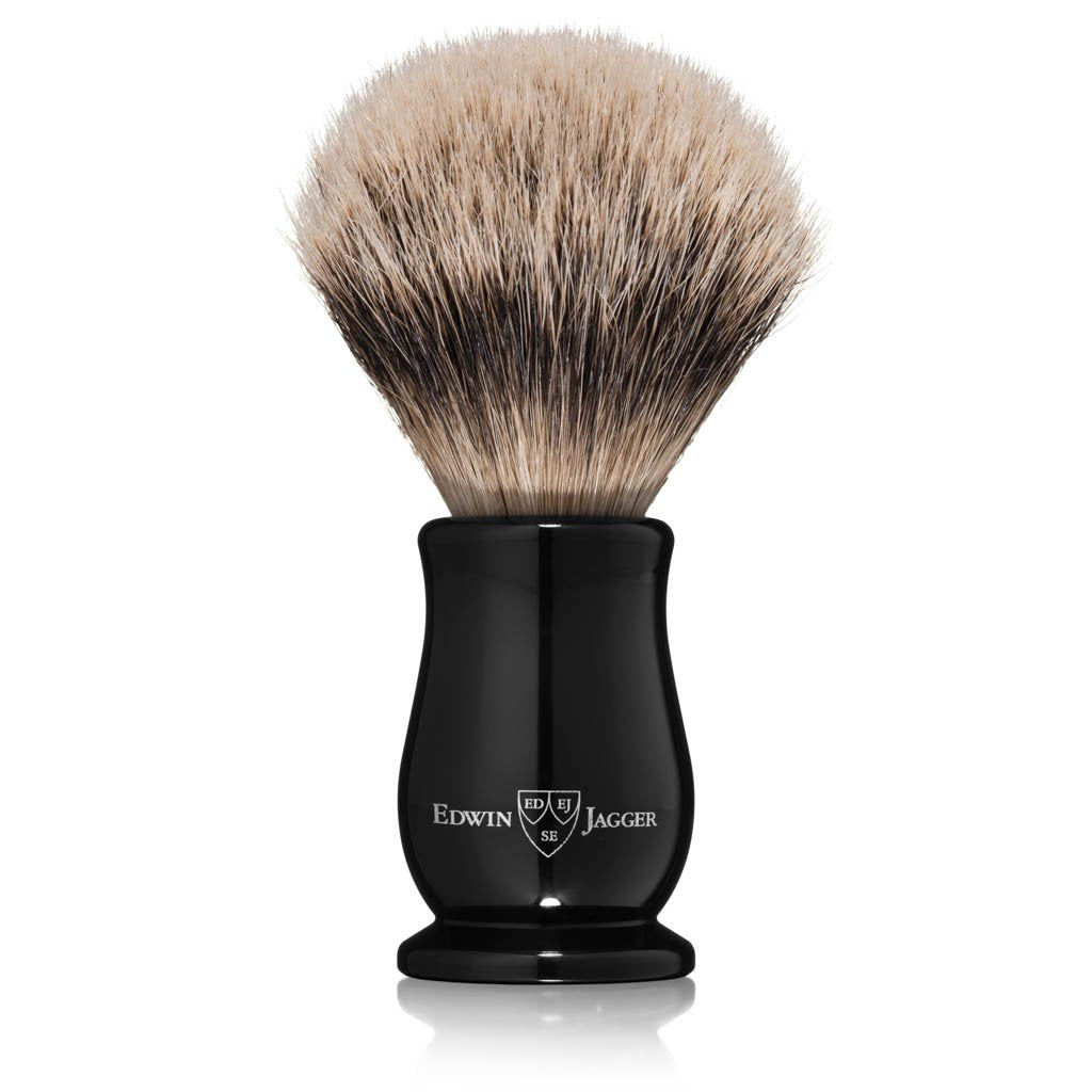 Edwin Jagger Chatsworth Silver Tip Shaving Brushes.