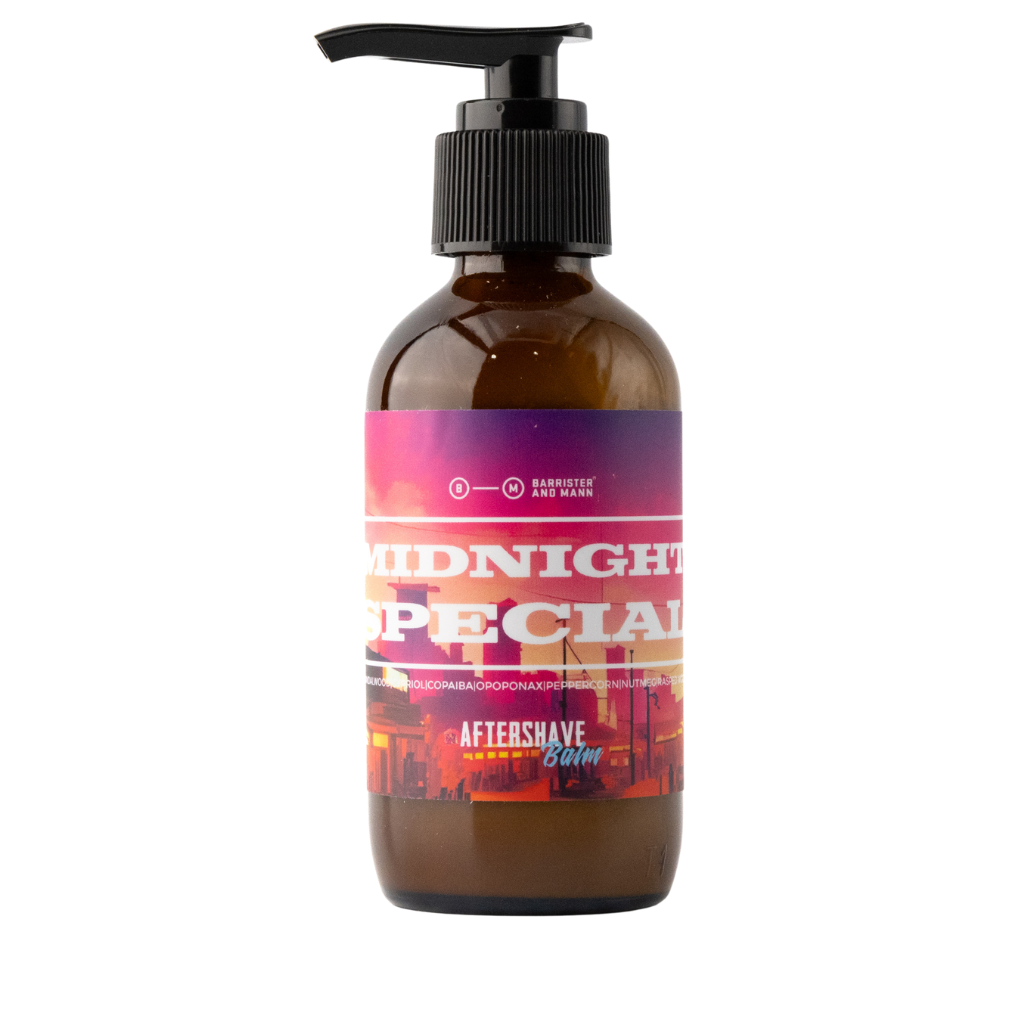 Barrister and Mann Midnight Special Aftershave Balm.