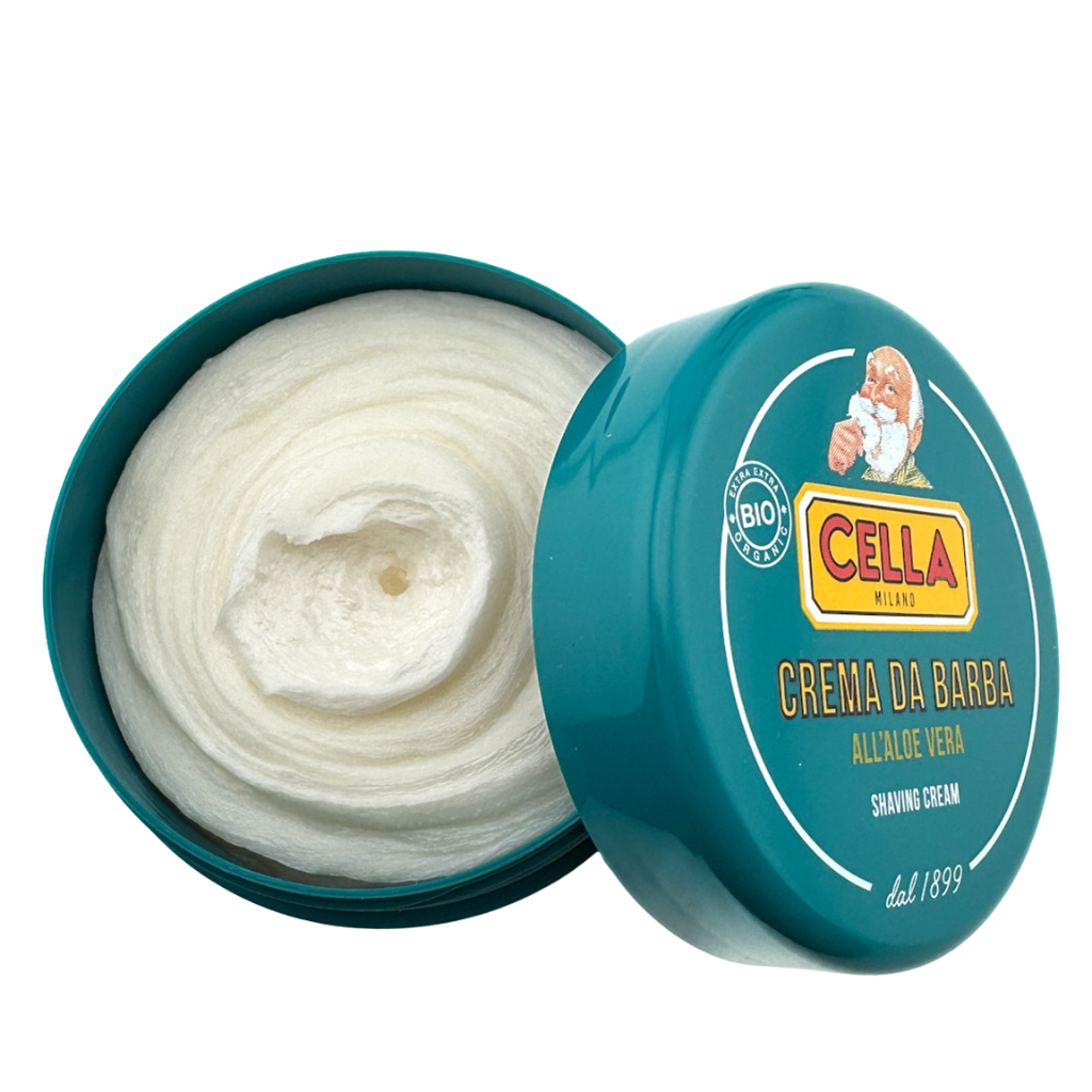 Cella Milano Organic Aloe Vera Shaving Cream Bowl 5.2 oz