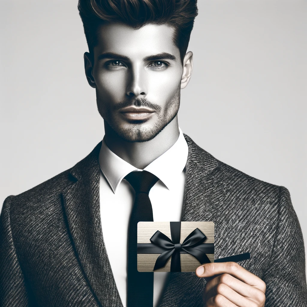 Grown Man Shave Gift Card.