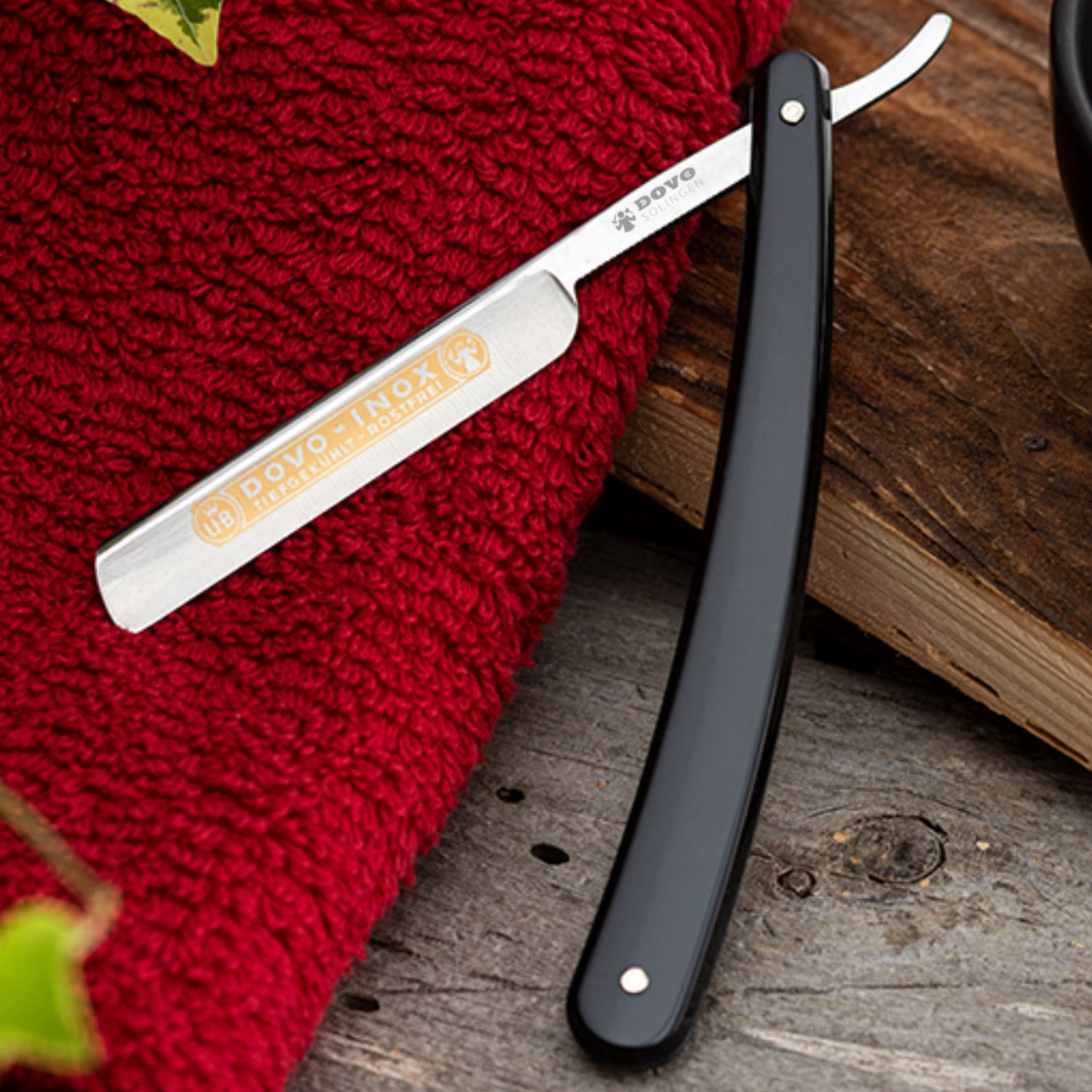 Dovo Inox 42 Straight Razor 3/8&quot; Acrylic Stainless Steel