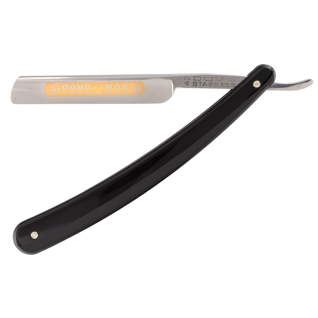 Dovo Inox 42 Straight Razor 4/8&quot; Acrylic Stainless Steel