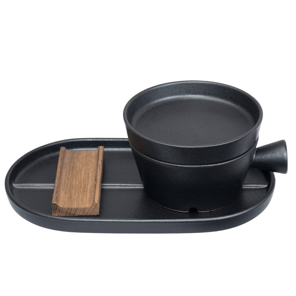 Dovo Shave Ritual Pitch Dark Shaving Bowl Set