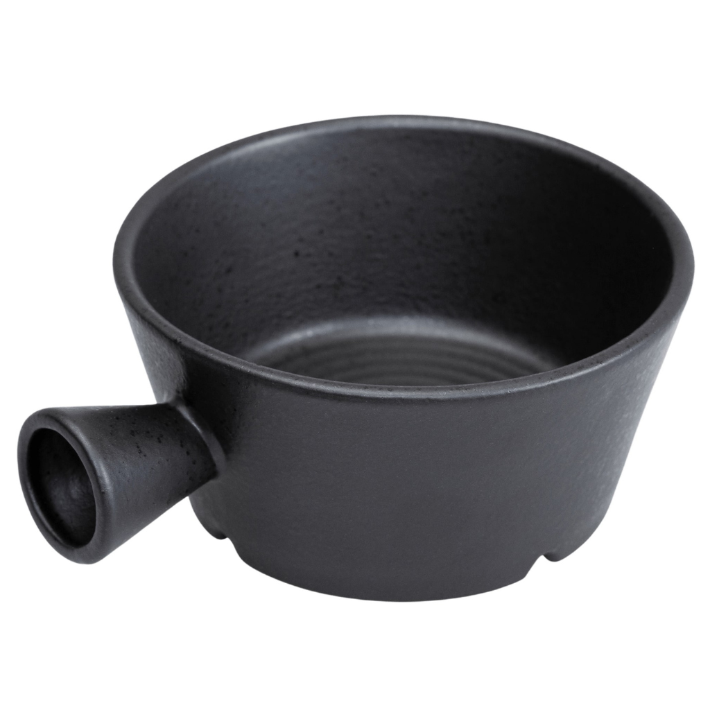 Dovo Shave Ritual Pitch Dark Shaving Bowl Set