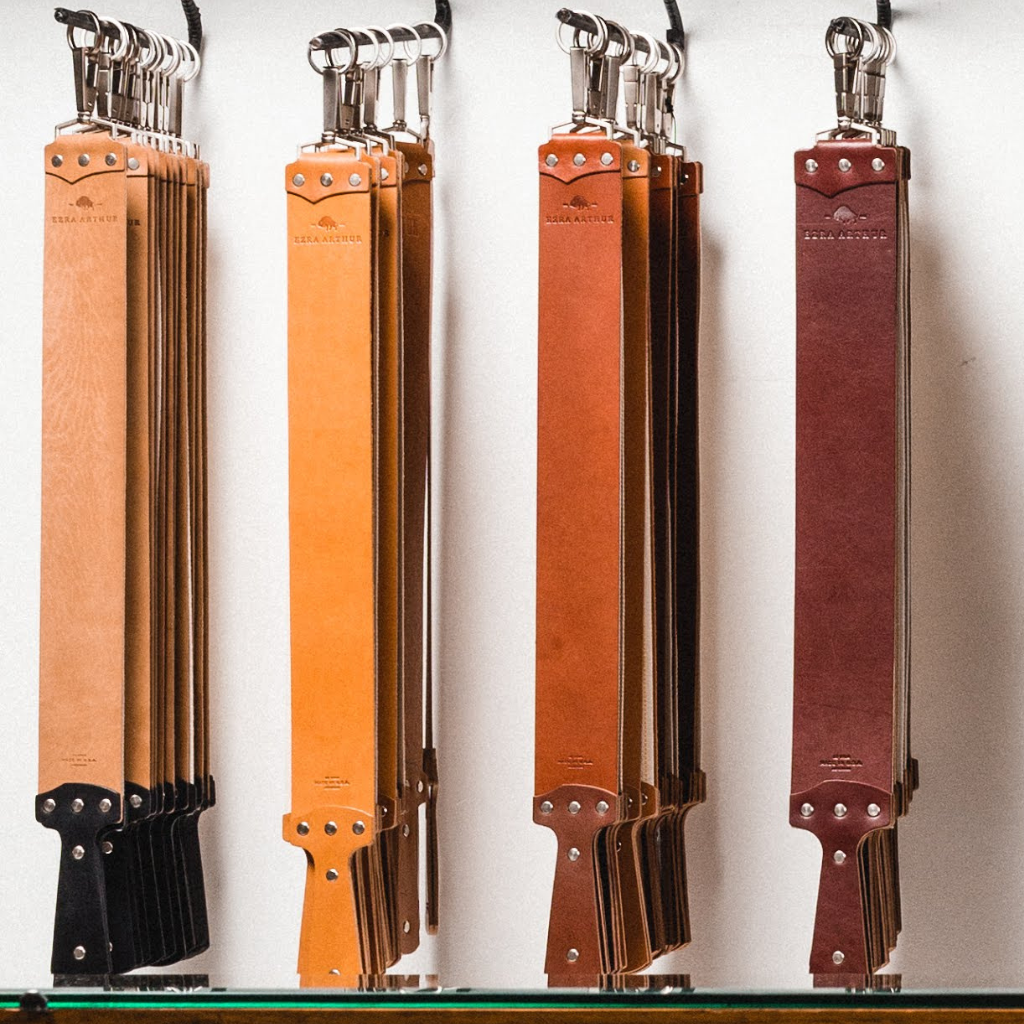 Ezra Arthur 3 Inch Golden Tan English Bridle Strop