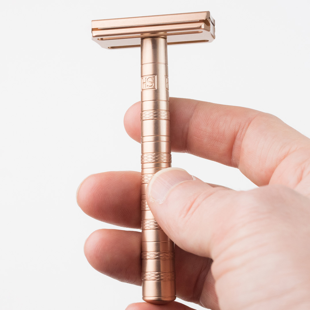 Henson Aluminum AL13 Copper Medium Safety Razor.