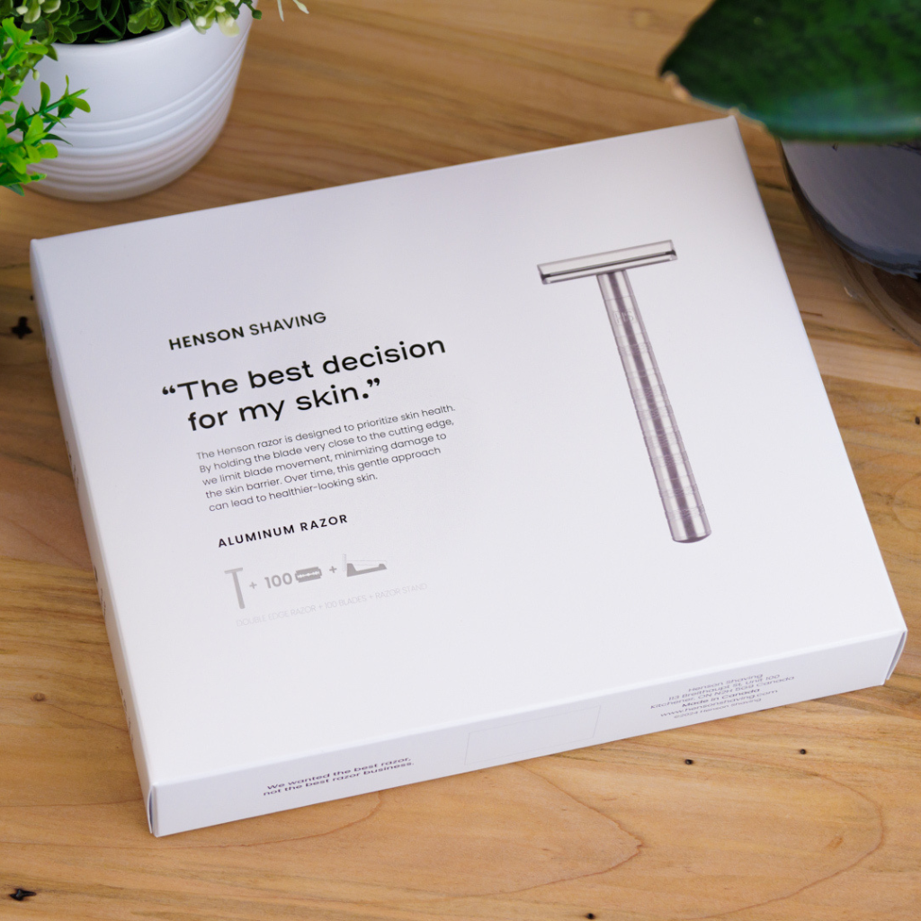 Henson Aluminum AL13 Mild 3-Piece Safety Razor Set