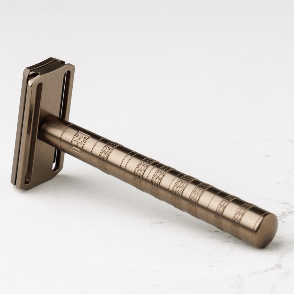 Al13 Razor Henson Aluminum AL13 Tan Mild Safety Razor – I Wet Shave