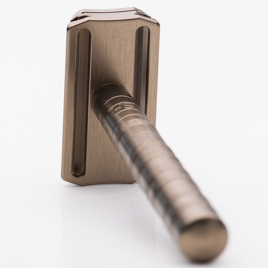 Henson Aluminum AL13 Tan Mild Safety Razor.