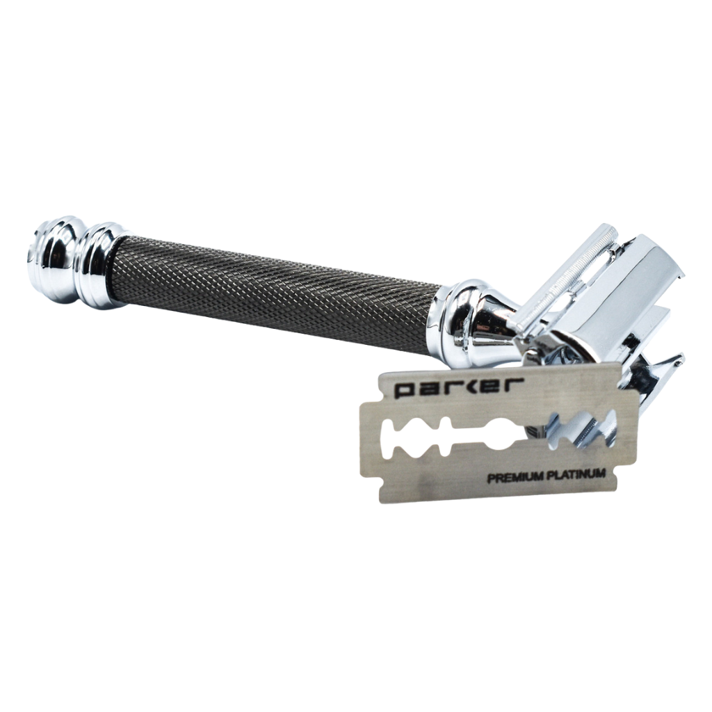 Resin Razor Parker 76R Resin Pure Badger 3-Piece Safety Razor Set – I Wet Shave