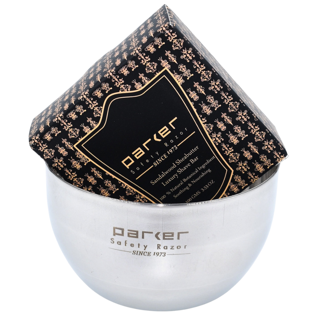 Parker Polished Stainless Steel Shaving Bowl