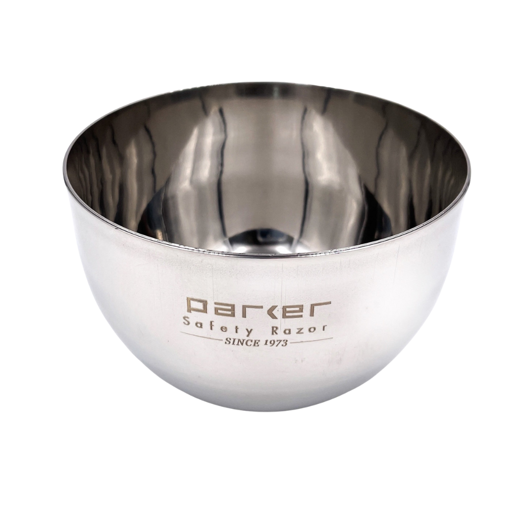 Parker Polished Stainless Steel Shaving Bowl