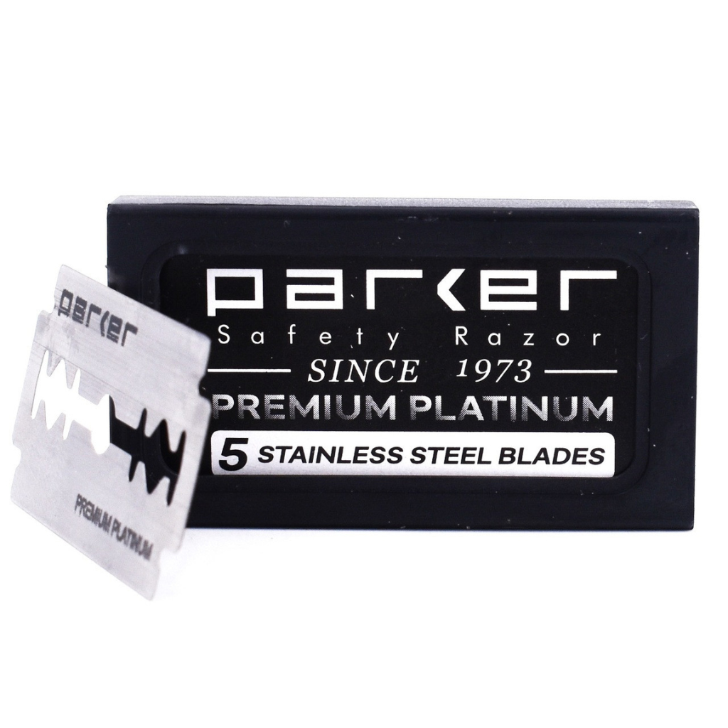 Parker Premium Platinum Double Edge Safety Razor Blades (100 Pack)