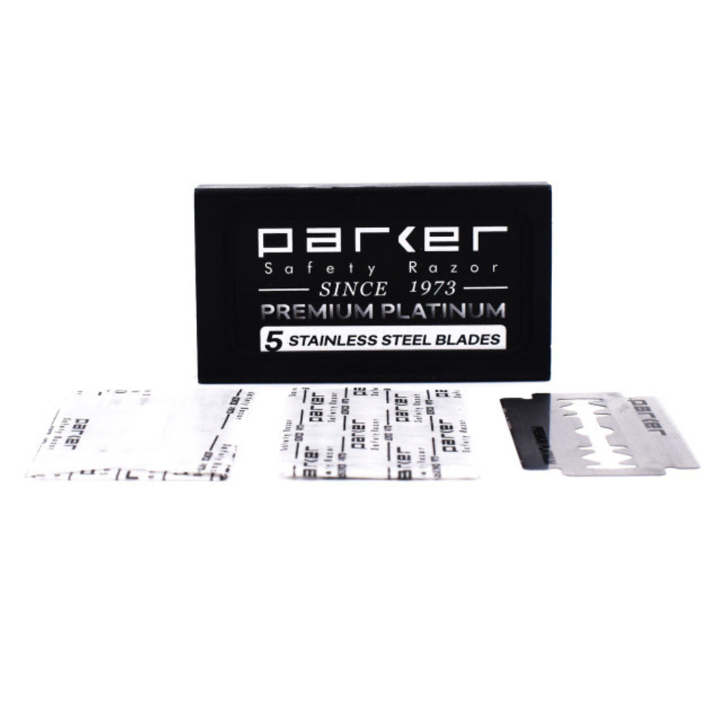 Parker Premium Platinum Double Edge Safety Razor Blades (100 Pack)