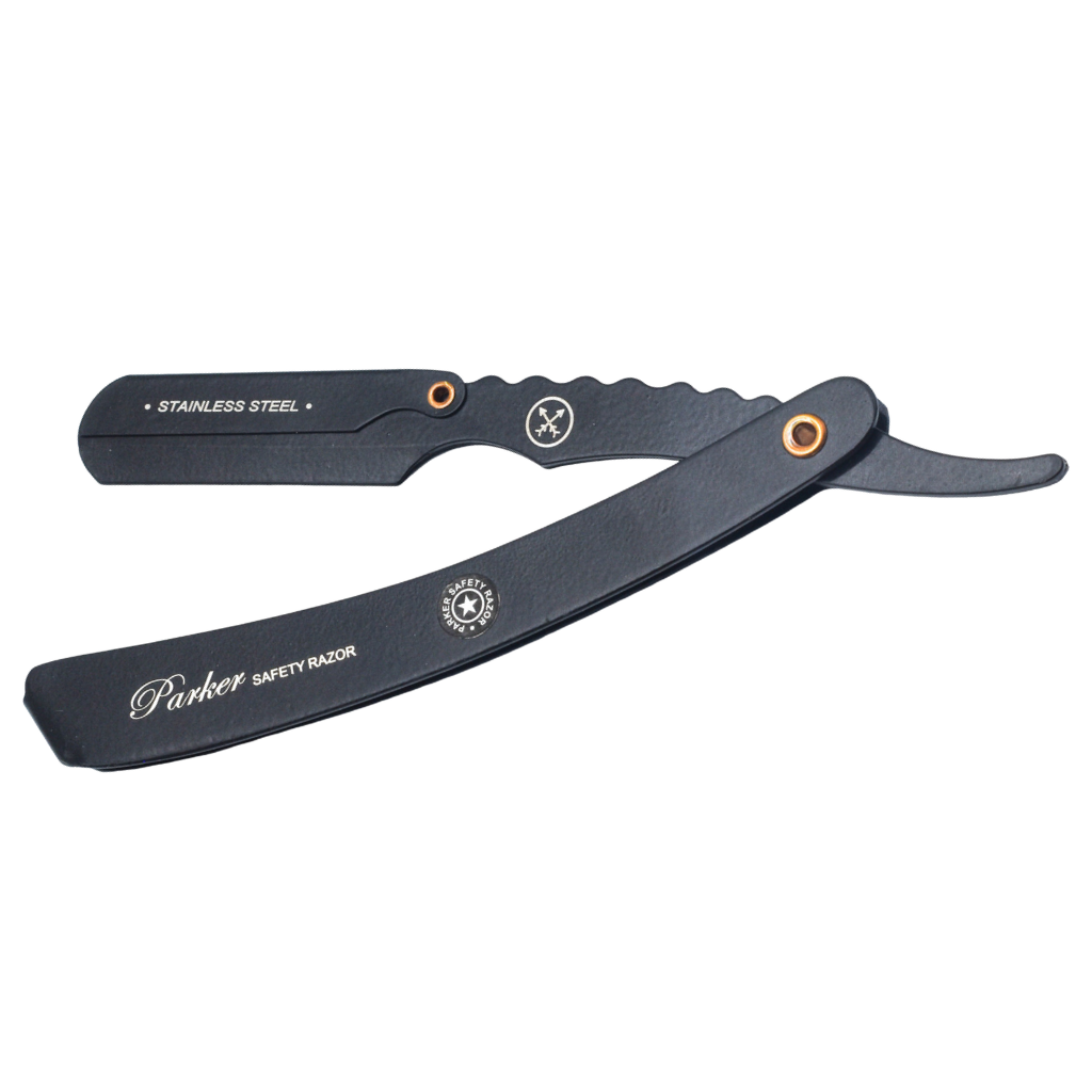 Parker SRXBLK Shavette Clip Type Stainless Steel