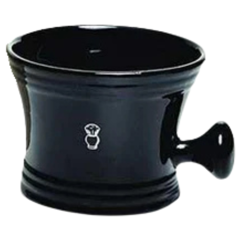 Pure Badger Collection Black Porcelain Apothecary Shaving Mug
