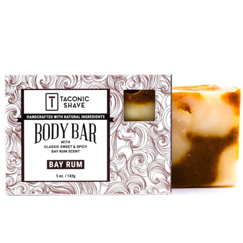Taconic Shave Bay Rum All-Natural Body Cleansing Bar 5 oz