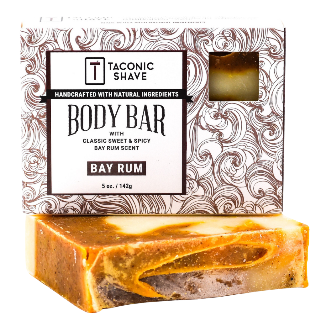 Taconic Shave Bay Rum All-Natural Body Cleansing Bar 5 oz