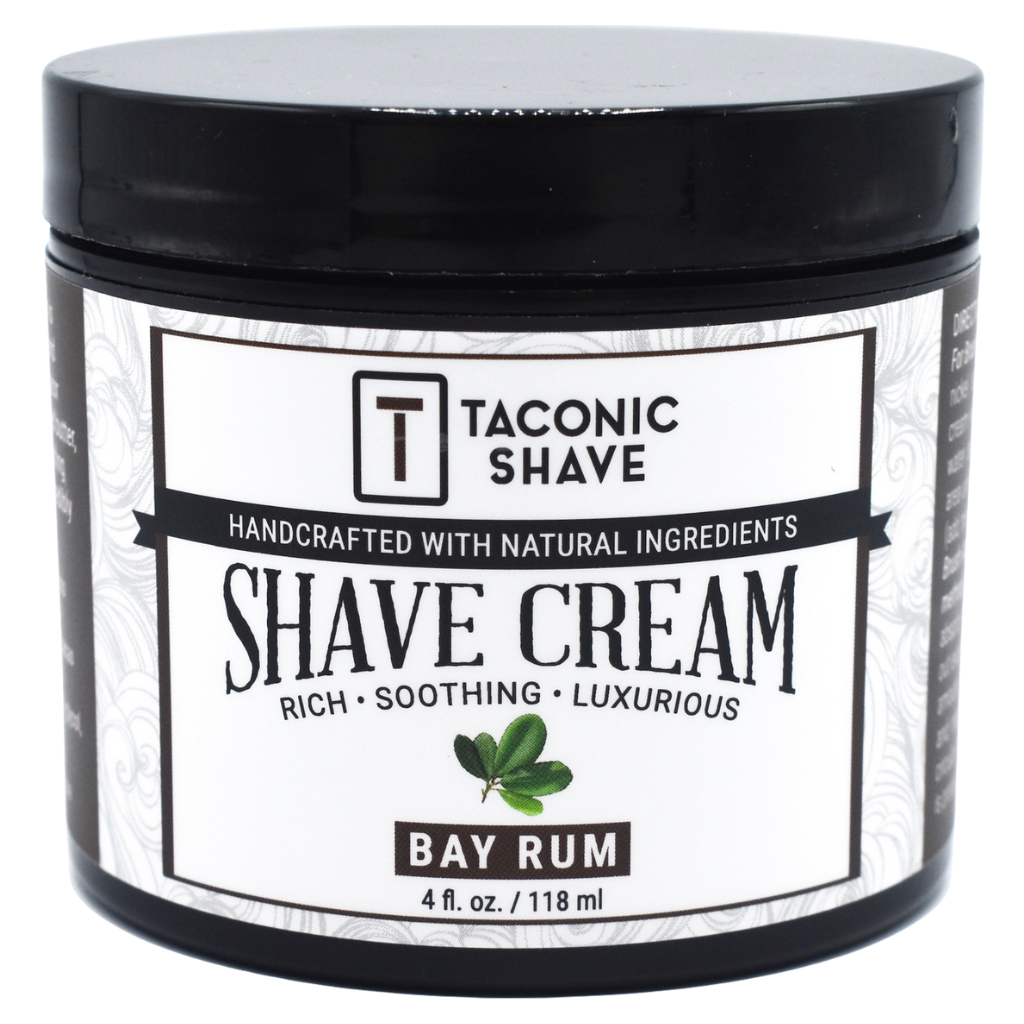 Taconic Shave Bay Rum Shaving Cream 4 oz