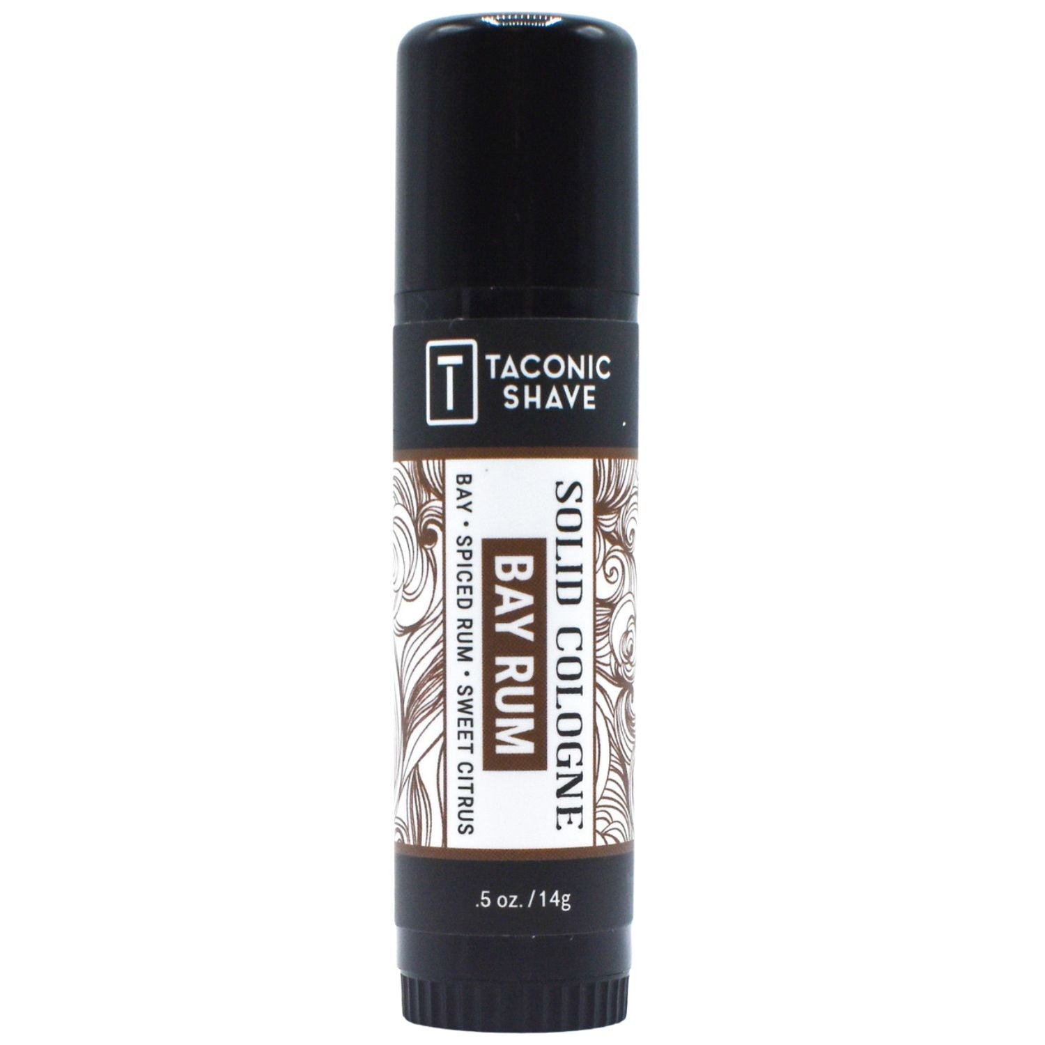 Taconic Shave Bay Rum Wax-Based Solid Cologne 0.5 oz