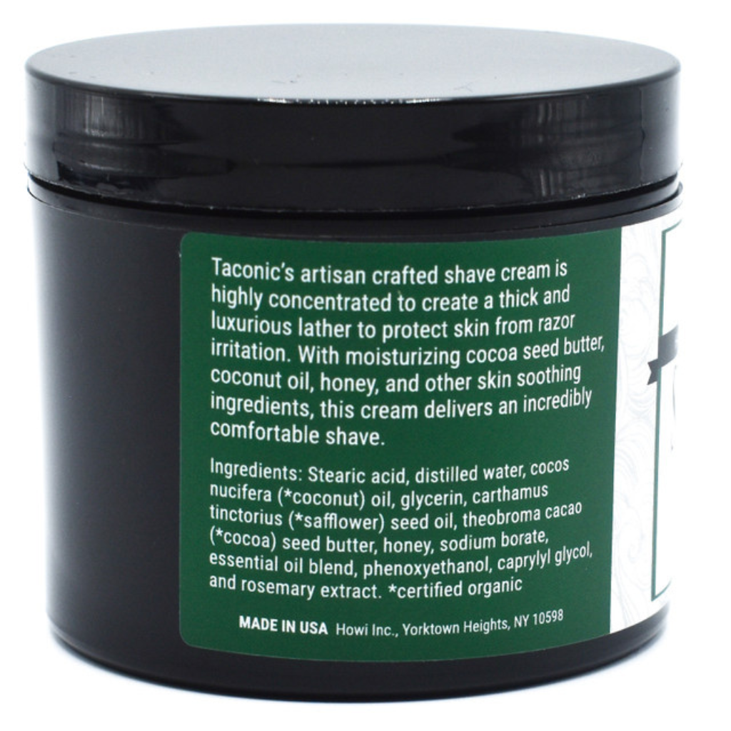 Taconic Shave Eucalyptus Mint Shaving Cream 4 oz