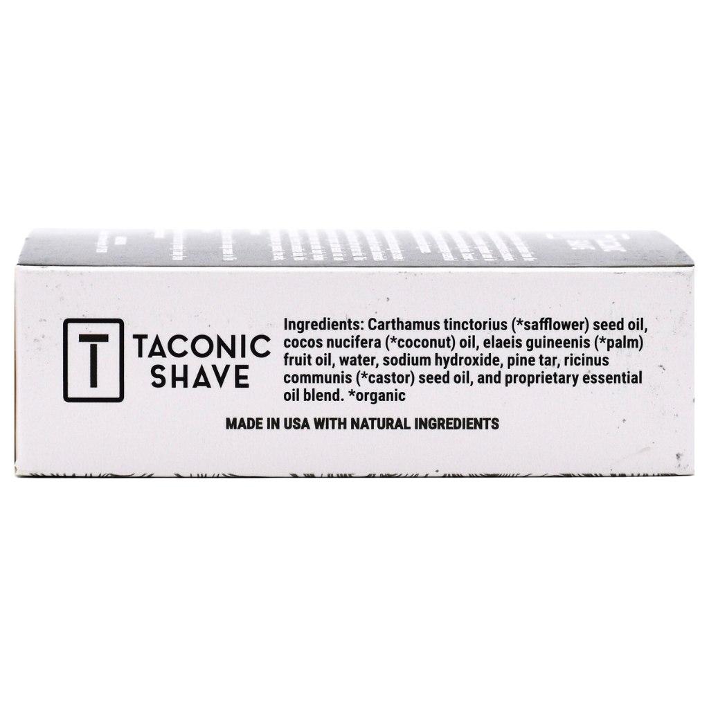 Taconic Shave Pine Tar All-Natural Body Cleansing Bar 5 oz