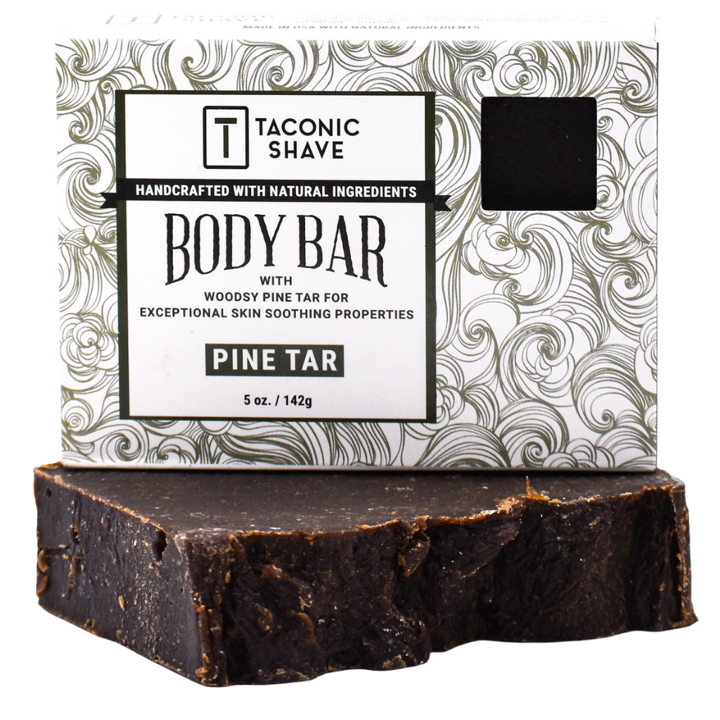 Taconic Shave Pine Tar All-Natural Body Cleansing Bar 5 oz