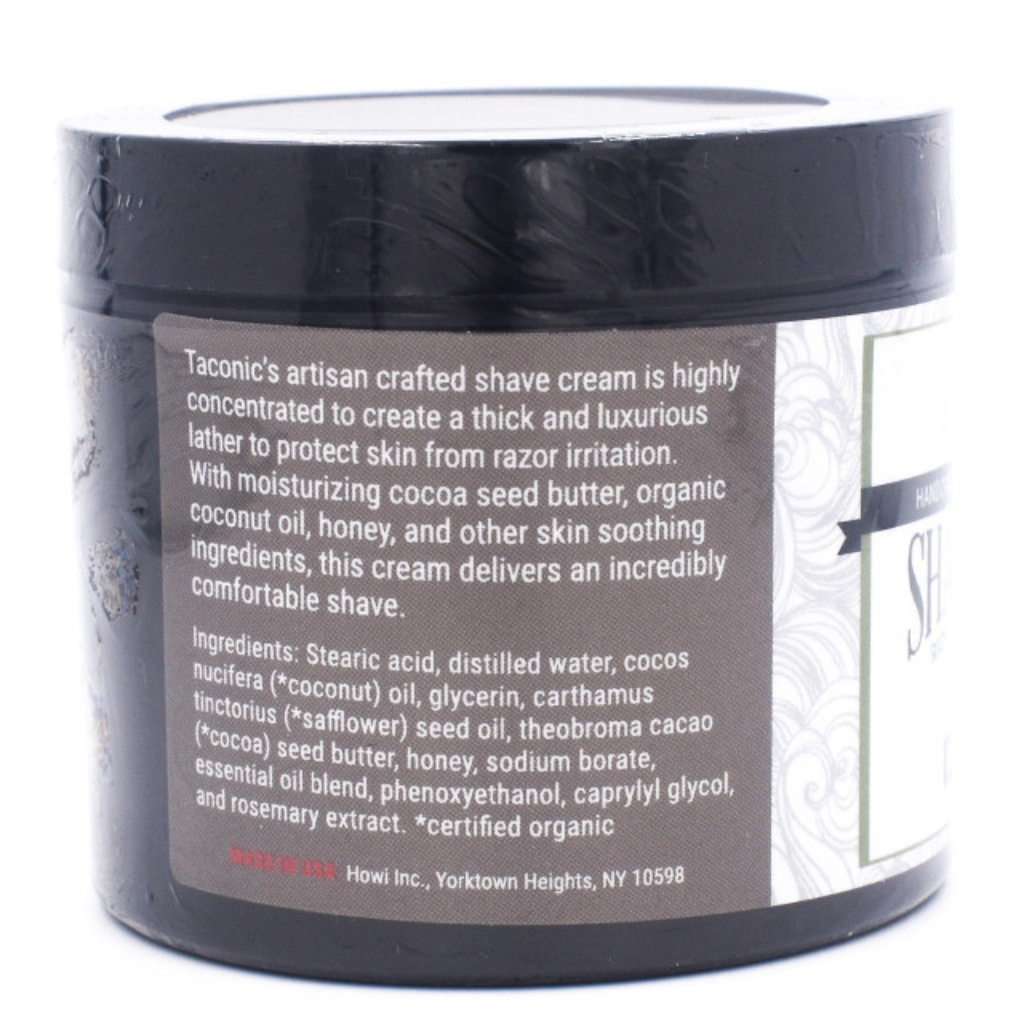 Taconic Shave Urban Woods Shaving Cream 4 oz