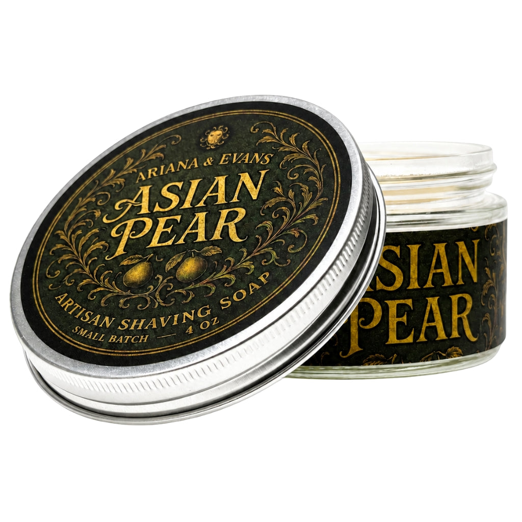 Ariana &amp; Evans Asian Pear Shaving Soap (4 oz, Ultima 2 Base)