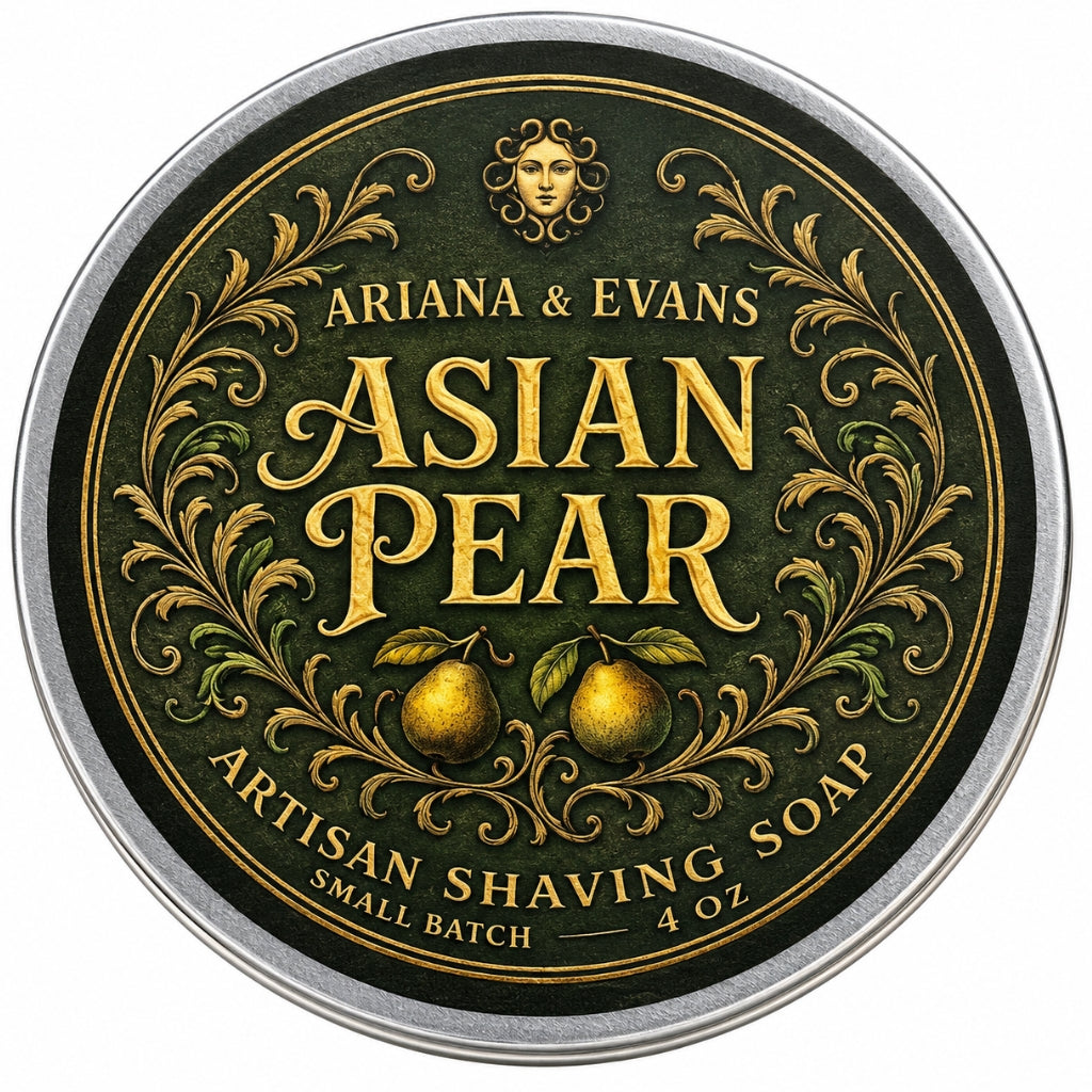 Ariana &amp; Evans Asian Pear Shaving Soap (4 oz, Ultima 2 Base)
