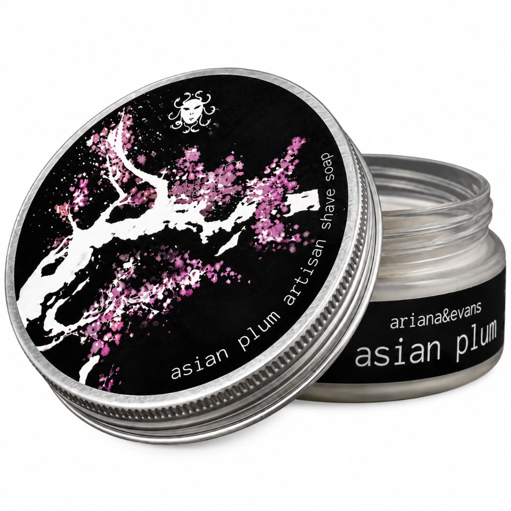 Ariana &amp; Evans Asian Plum Shaving Soap (5 oz, Ultima 2 Base)