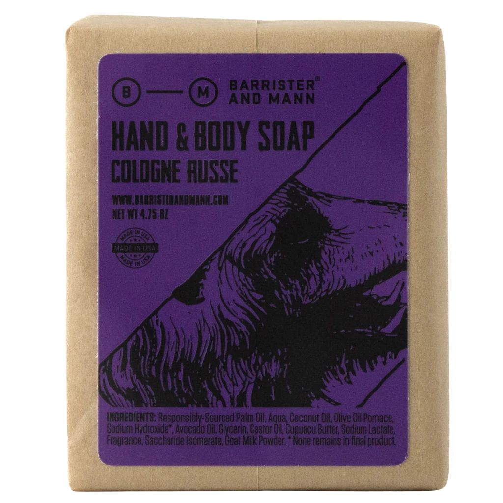 Barrister and Mann Cologne Russe Hand and Body Soap (Vegan)
