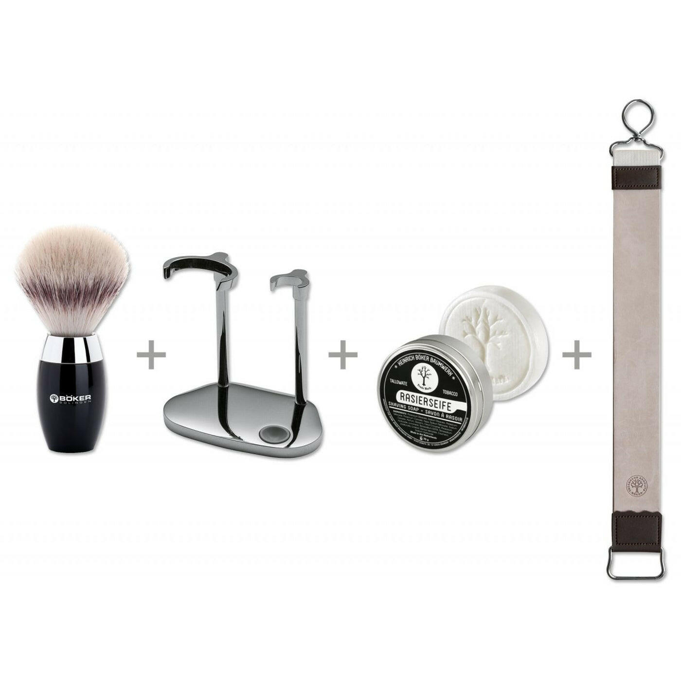 Boker Straight Razor Shaving Accessory 4 Piece Starter Kit – I Wet Shave