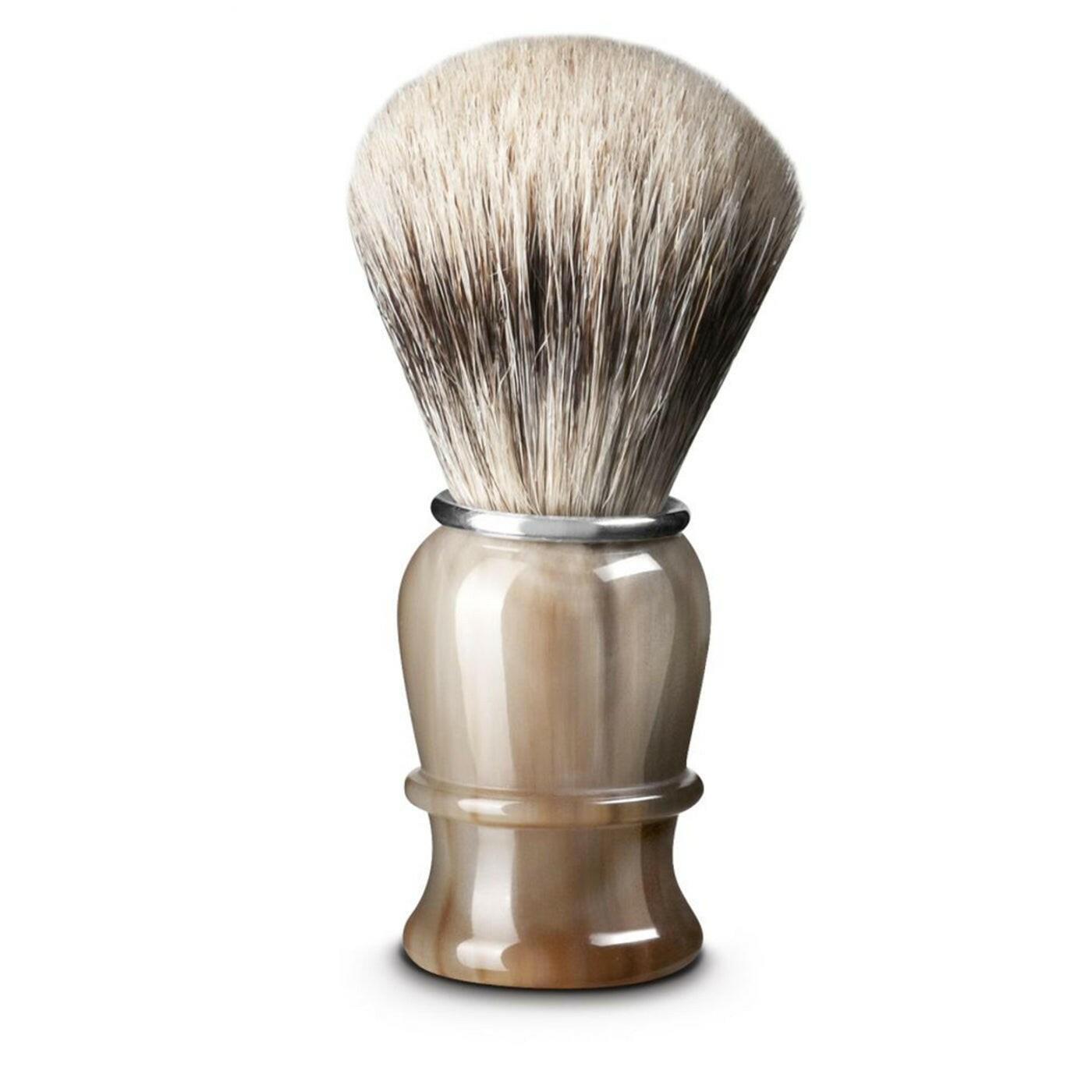 Thiers Issard Blonde Horn Super Badger 23mm Shaving Brush - Grown Man Shave