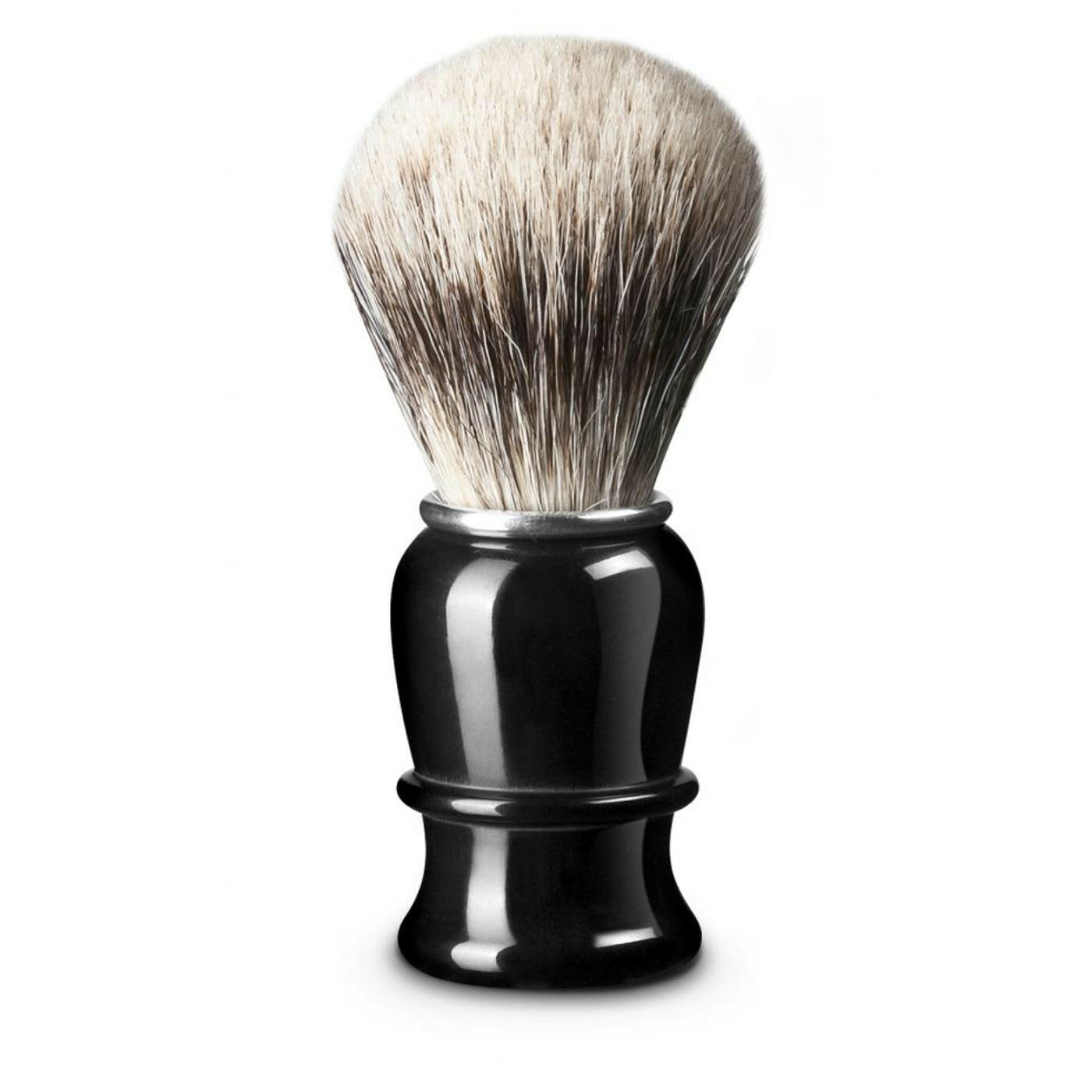 Thiers Issard Black Horn Super Badger 23mm Shaving Brush - Grown Man Shave