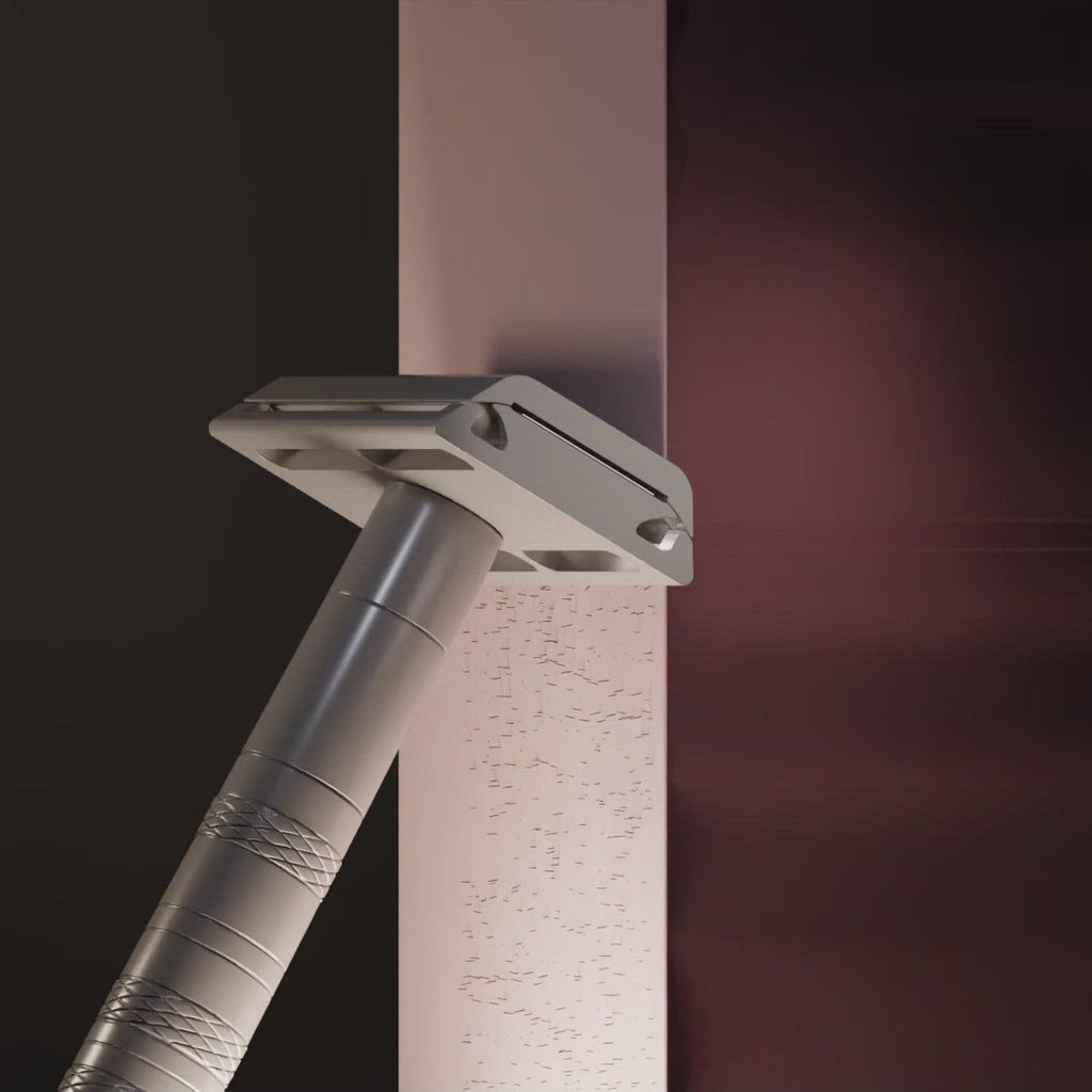 Henson Aluminum AL13 Jet Black Medium Safety Razor.