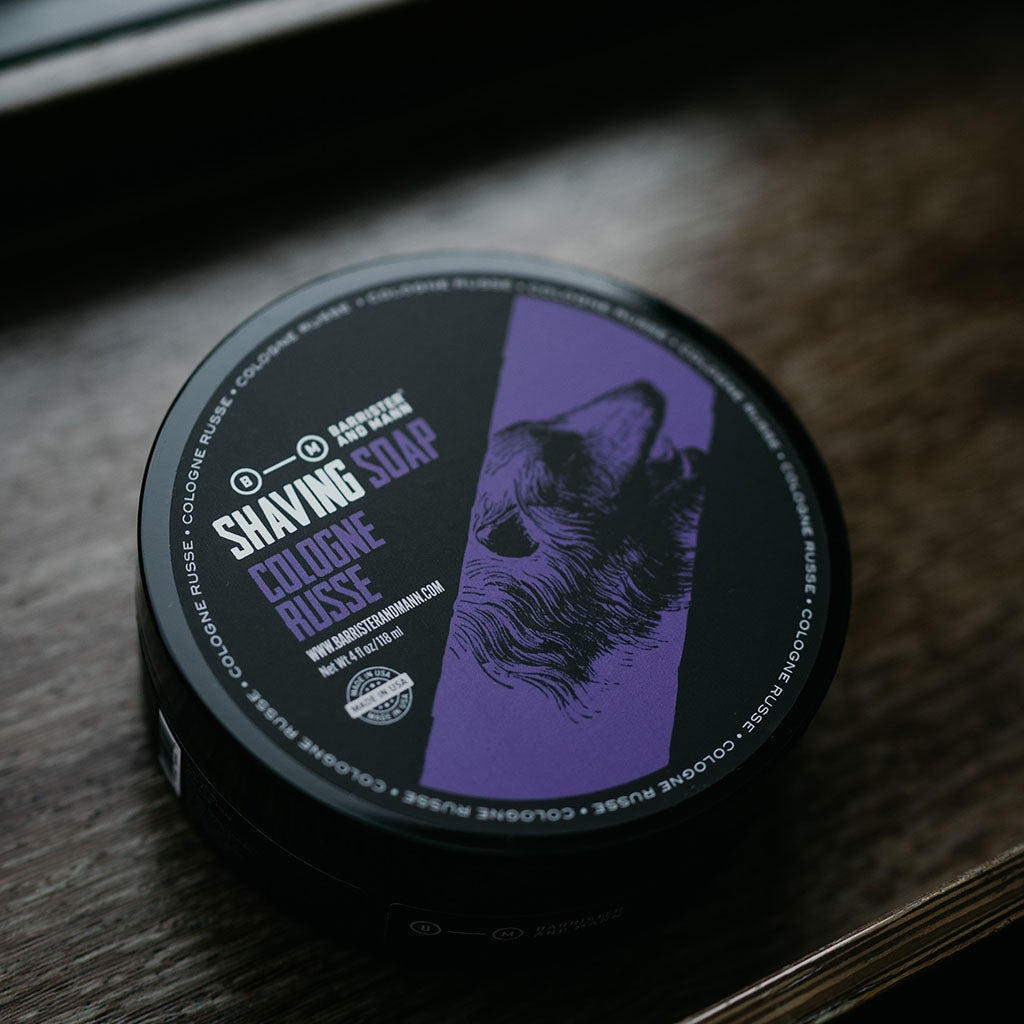 Barrister and Mann Cologne Russe Shaving Soap (Omnibus Base)