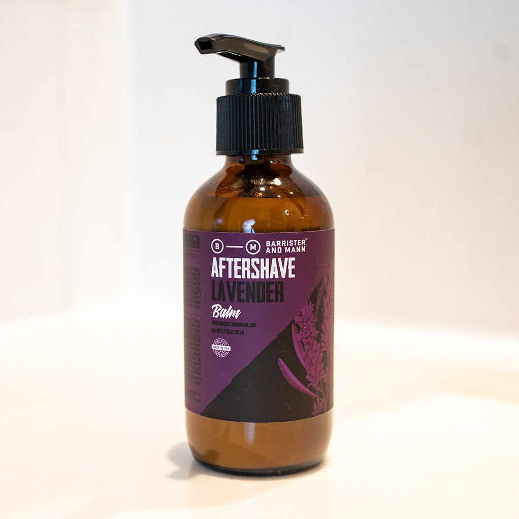 Barrister and Mann Lavender Aftershave Balm.