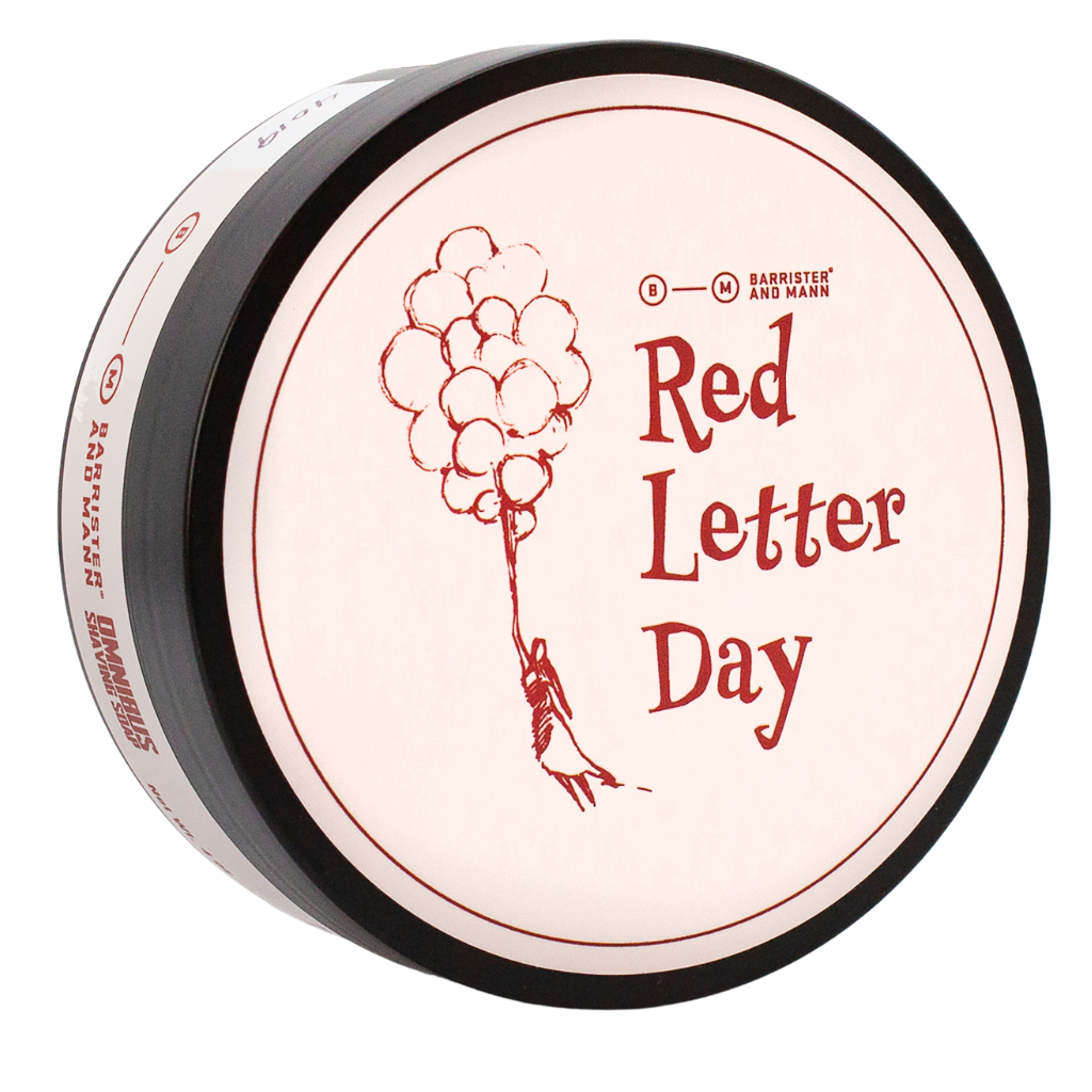 Barrister and Mann Red Letter Day Shaving Soap (Omnibus Base).