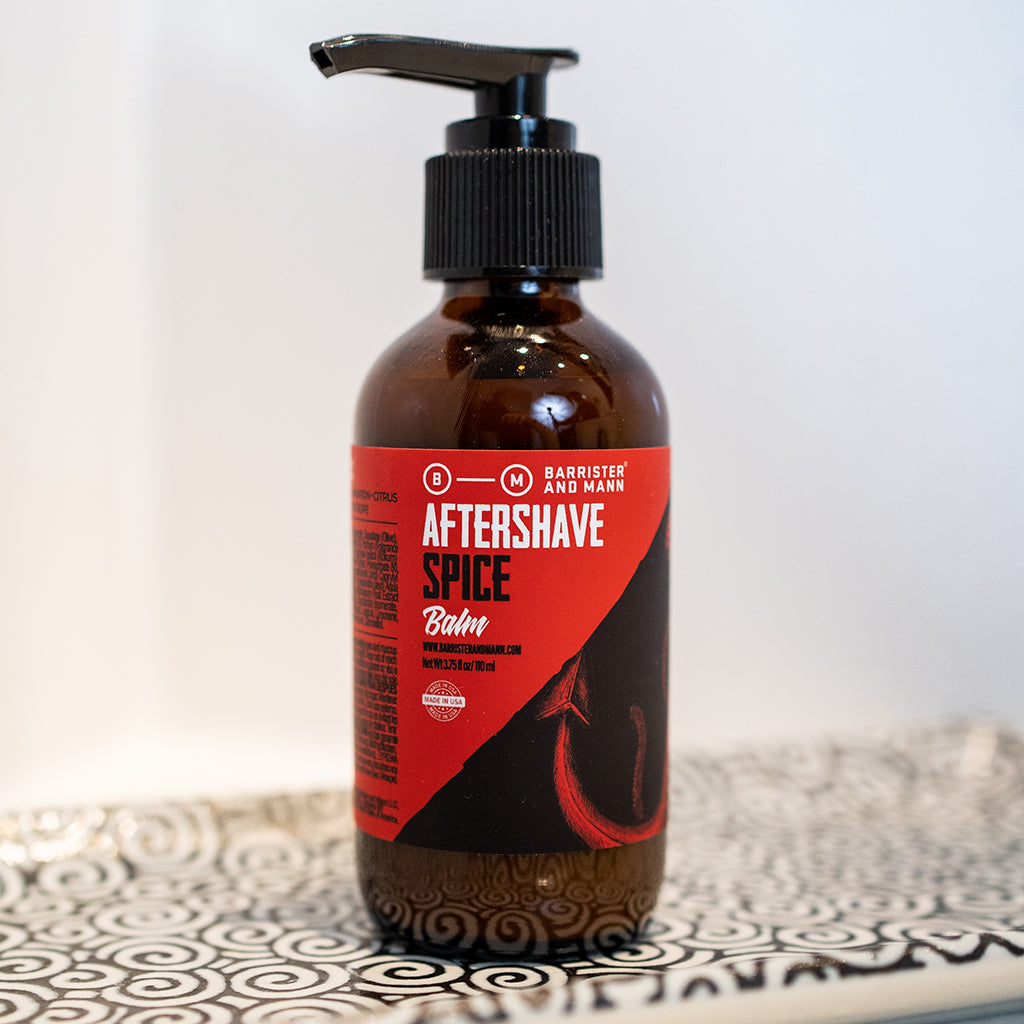 Barrister and Mann Spice Aftershave Balm.