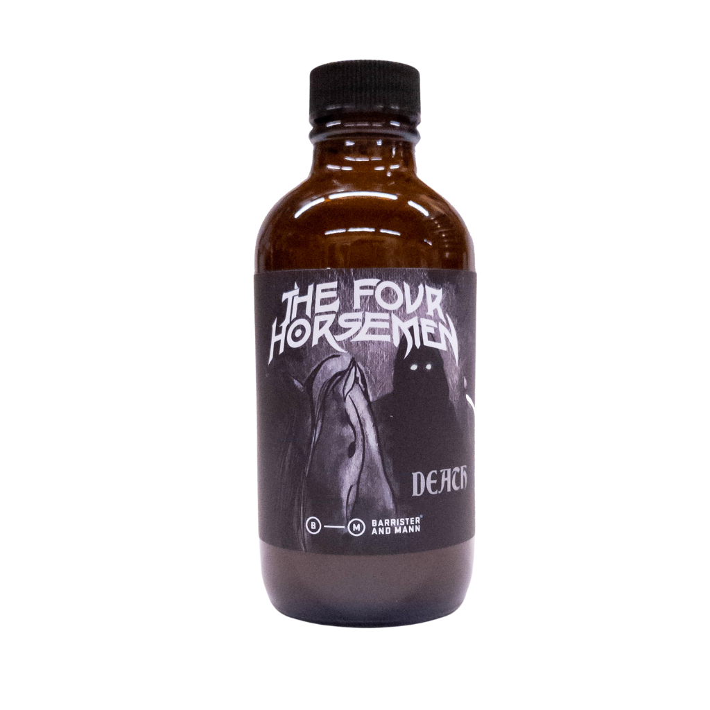 Barrister and Mann The Four Horsemen Death Aftershave Splash.
