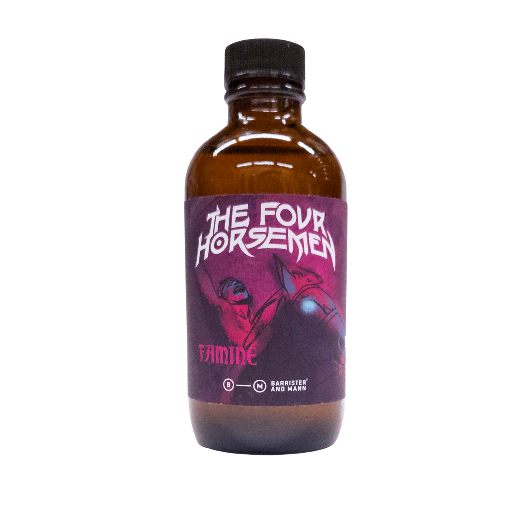 Barrister and Mann The Four Horsemen Famine Aftershave Splash.