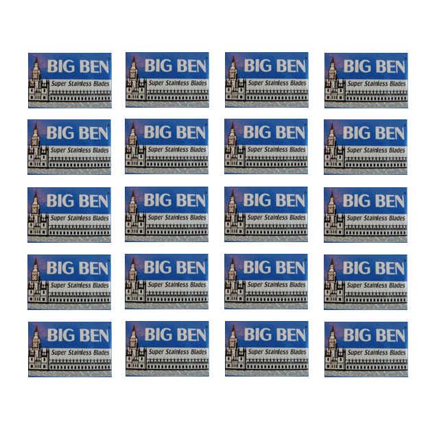 Big Ben Super Stainless Safety Razor Blades (100 Pack).
