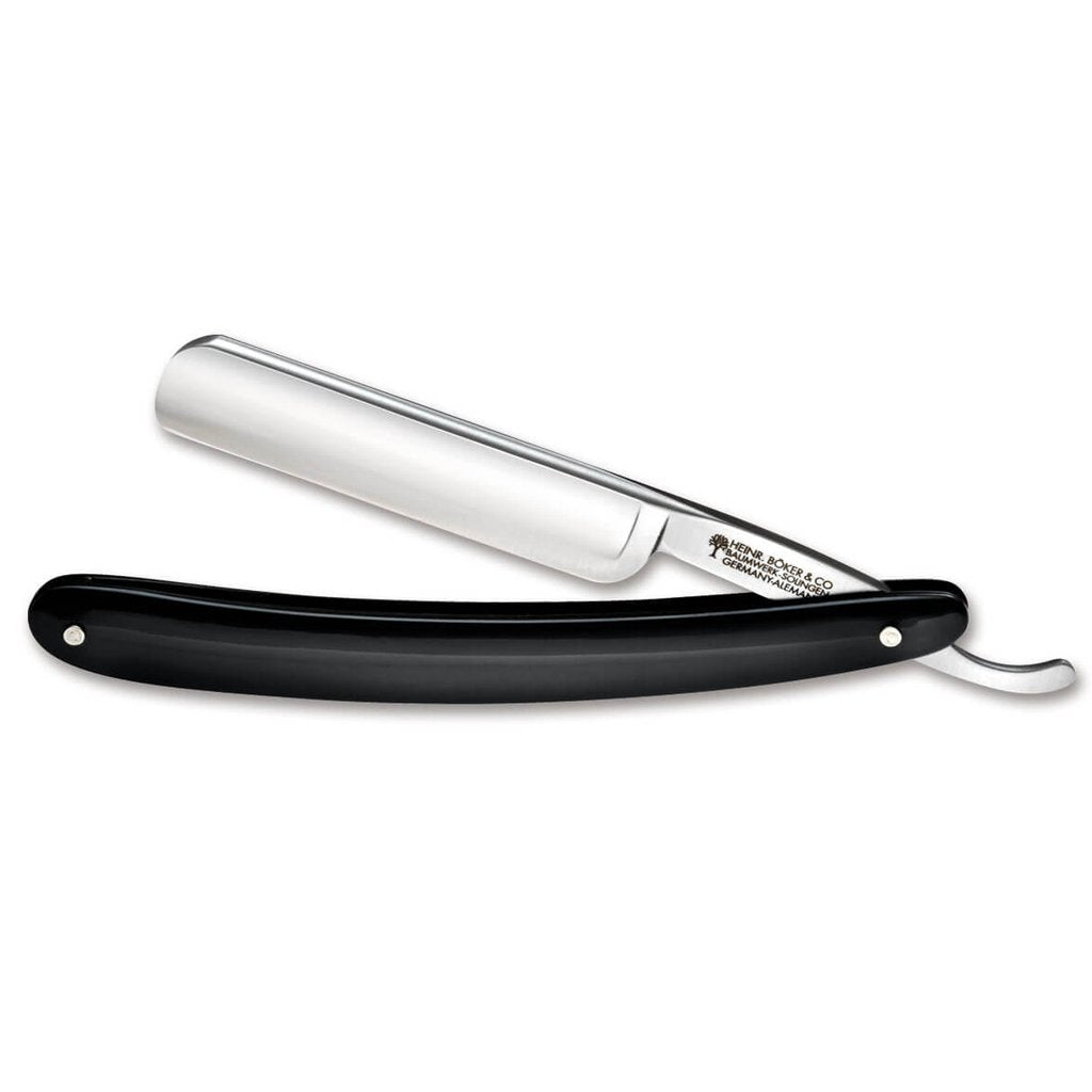 Boker Classic Stainless Steel Round Point 5/8&quot; Straight Razor