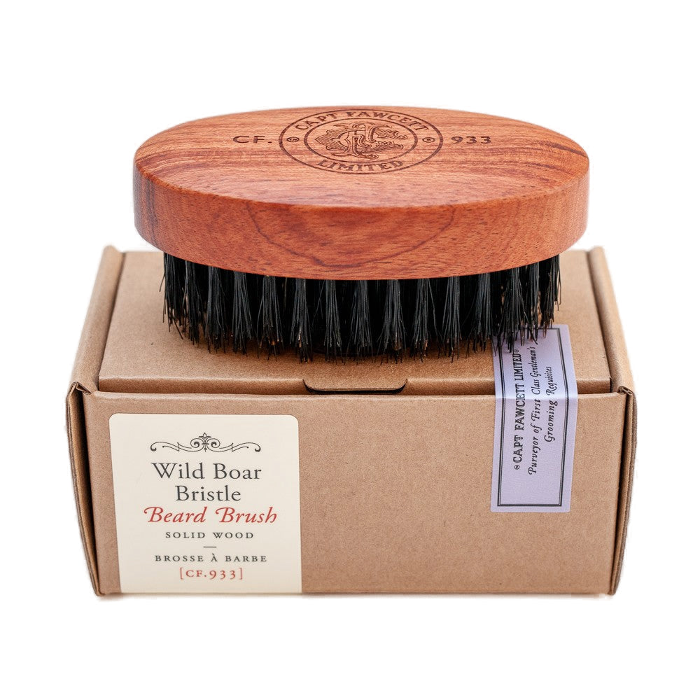 Captain Fawcett Wild Boar Bristle Beard Brush.