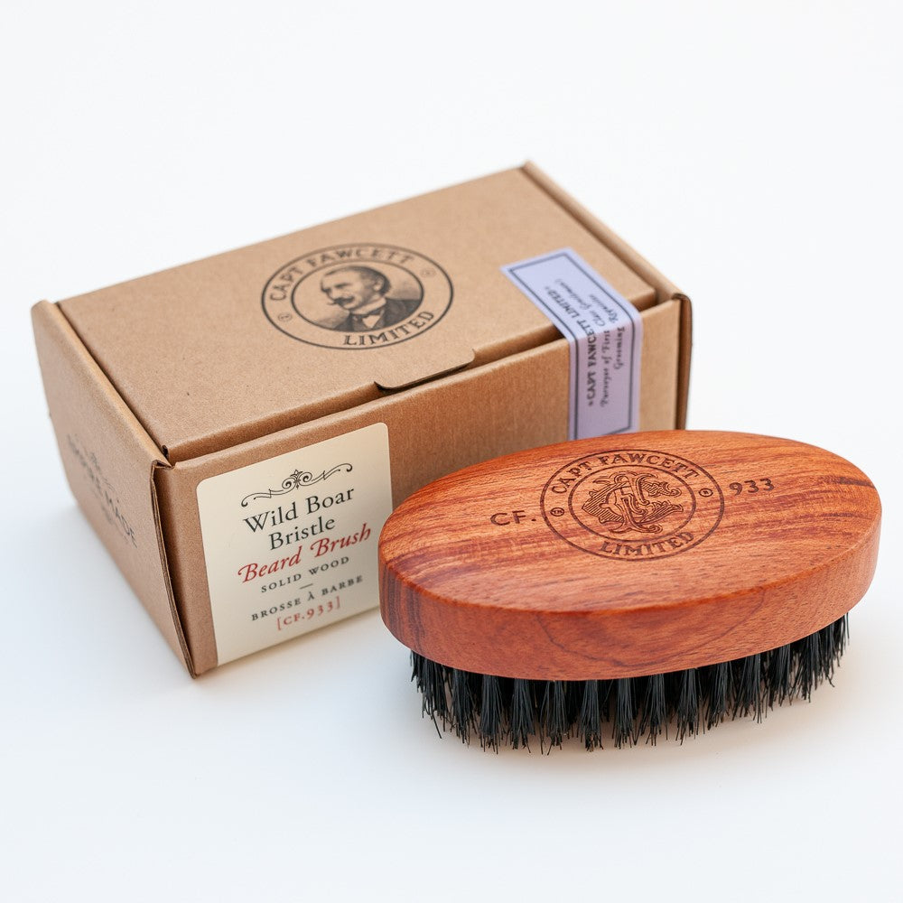Captain Fawcett Wild Boar Bristle Beard Brush.