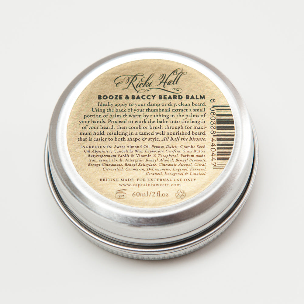 Captain Fawcett Ricki Hall Booze &amp; Baccy Beard Balm (60ml).