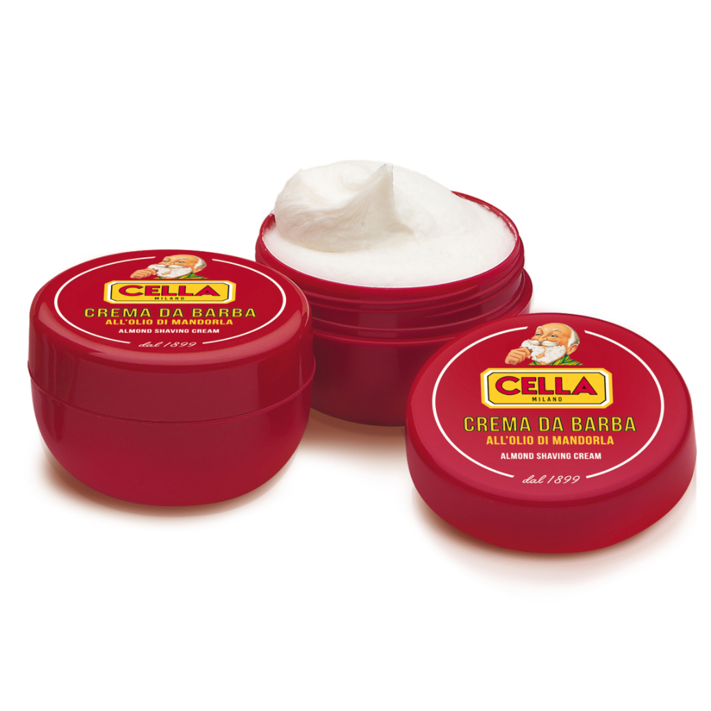 Cella Milano Crema Da Barba Almond Shaving Soap Cream.