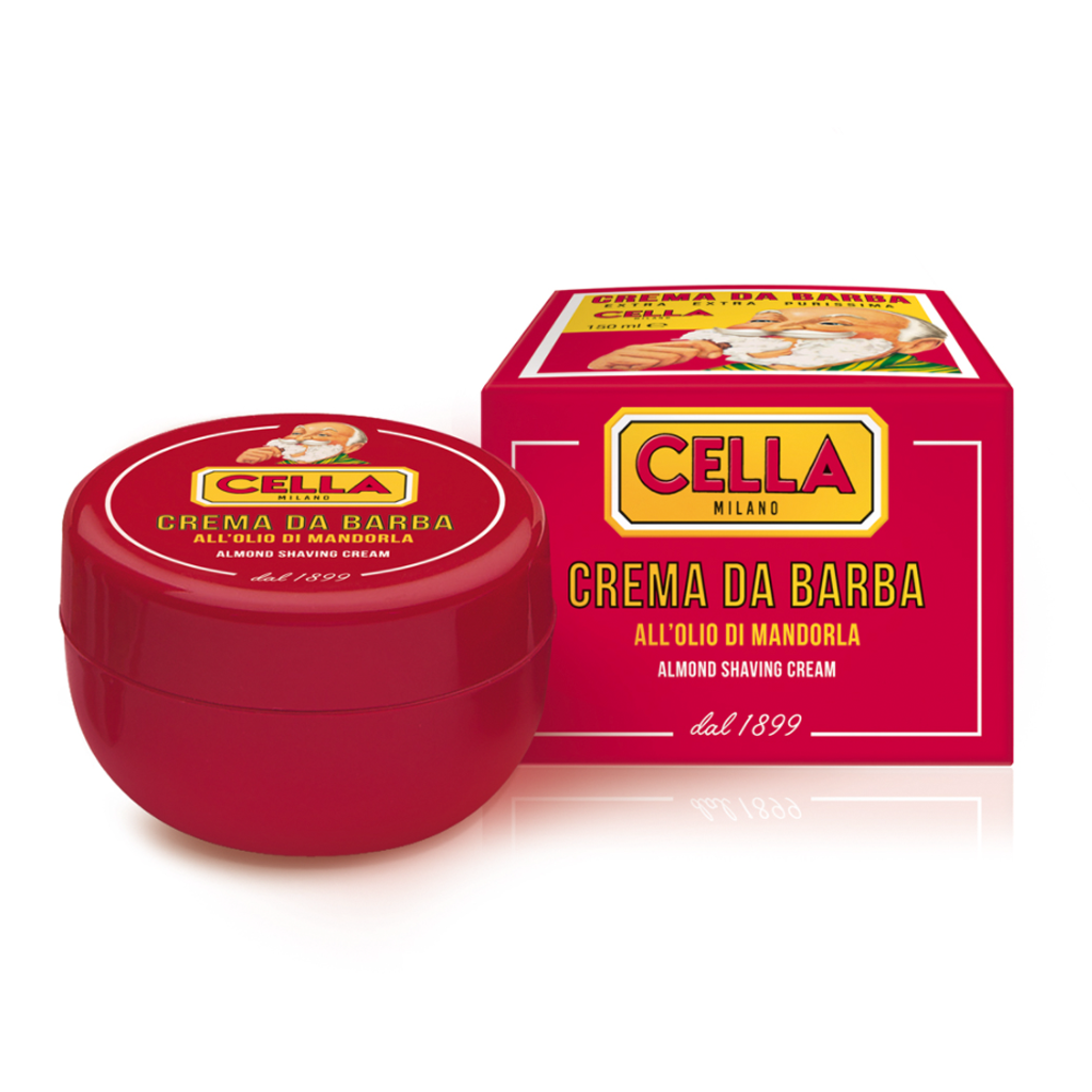 Cella Milano Crema Da Barba Almond Shaving Soap Cream.
