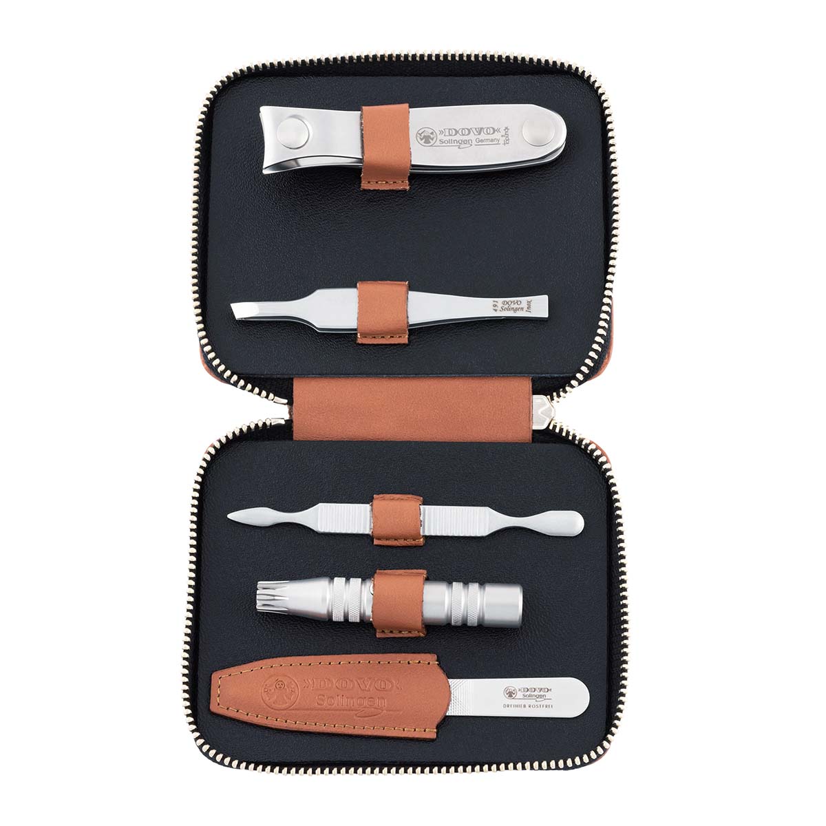 Dovo 6-Piece Stainless Steel Mens Grooming Set